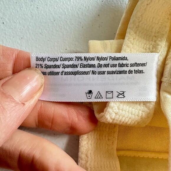 Maidenform Cream Ivory Corset Size L Large Waist Cincher Nipper Shaper Boning - Picture 6 of 7